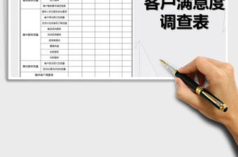 2022年客戶服務(wù)調(diào)查表免費(fèi)下載