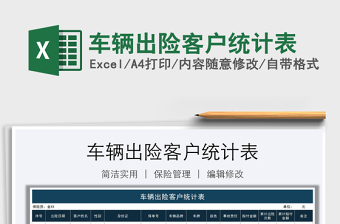 2022excel出险次数