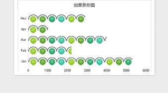 2021年可視化圖表—精美多種色彩側(cè)方圖免費(fèi)下載