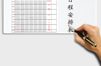 2022年孕婦日程安排表免費下載