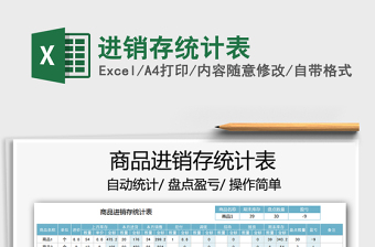 2021年進銷存統(tǒng)計表