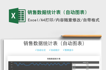 EXCEL銷售數(shù)據(jù)自動統(tǒng)計表