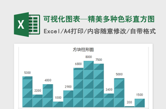 2022年可視化圖表—精美多種色彩直方圖免費(fèi)下載