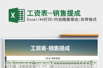 2022年工資表-銷售提成