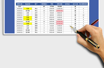 2022年出入庫管理明細表免費下載