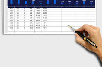 2021年銷售收入明細表-圖表展示