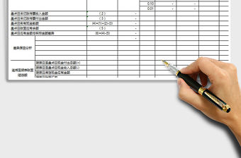 2022年庫存現金盤點表免費下載