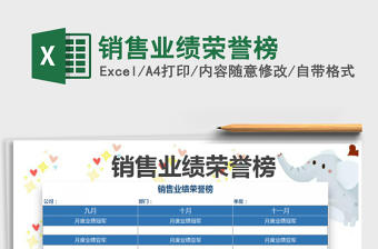 2021年銷售業(yè)績榮譽(yù)榜免費(fèi)下載