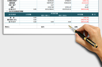 2021年现金银行日记账免费下载