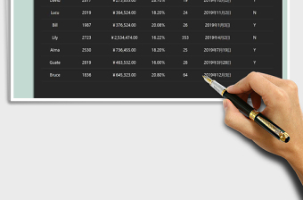 2021年通用表格樣式總結(jié)報(bào)表