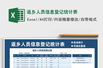 2022正莫镇返乡人员信息报表