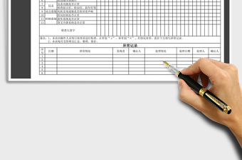 2022年叉車日常保養檢查記錄表免費下載