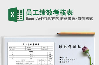 2022年員工績效考核表