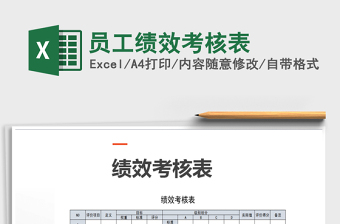 2021年員工績(jī)效考核表免費(fèi)下載