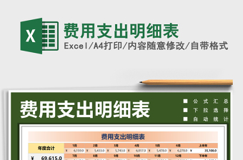 2021年費(fèi)用支出明細(xì)表