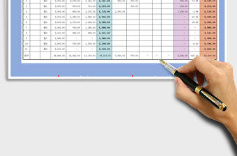 2021年工資表預扣預繳專項扣除免費下載