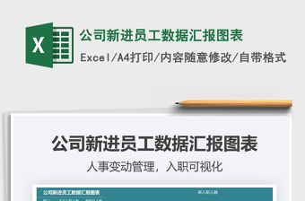 2021年公司新進(jìn)員工數(shù)據(jù)匯報(bào)圖表