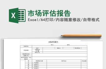 2021年市場評估報告