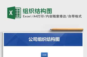 2022年組織結構圖免費下載