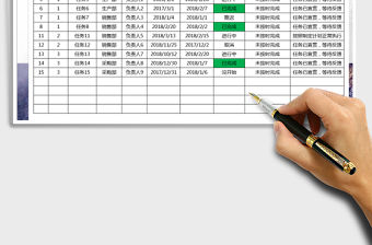 2022年工作計劃進度表免費下載