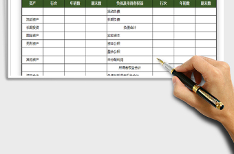 2022年資產(chǎn)負(fù)債表(賬戶式）