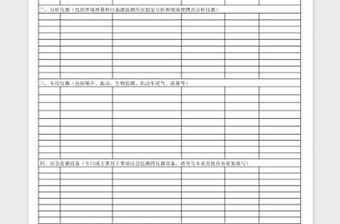 2022年主要监测仪器设备情况表免费下载