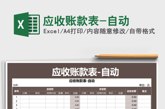2021年應(yīng)收賬款表-自動(dòng)