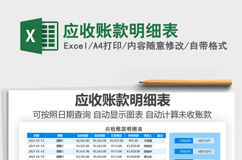 2021年應(yīng)收賬款明細(xì)表