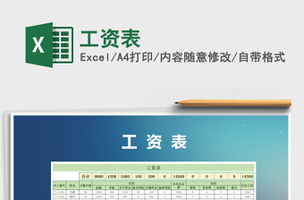 2022年工資表
