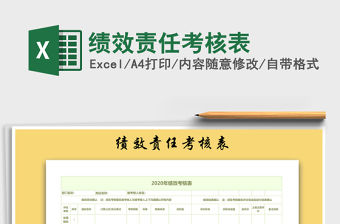 2021年績效責任考核表