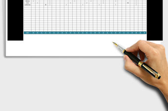 2022年一周排班表（早中晚班，自動(dòng)統(tǒng)計(jì)上班人數(shù)）免費(fèi)下載