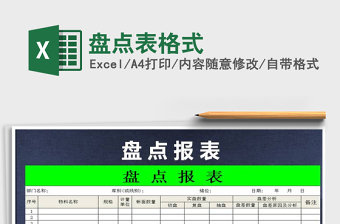 2022年盤點表格式免費下載
