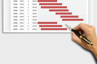 2021年工作項(xiàng)目進(jìn)度表（工作計(jì)劃表）