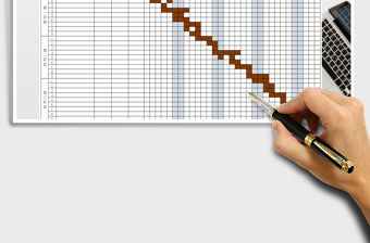 2022年項目工作進度表免費下載