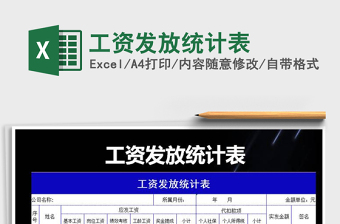2021年工資發(fā)放統(tǒng)計表