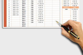 2022年財務報表-支出明細表（自動）免費下載