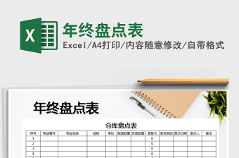 2022年年終盤點(diǎn)表
