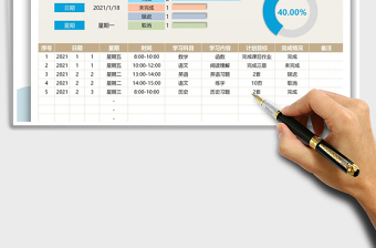 2021年寒假學習計劃表