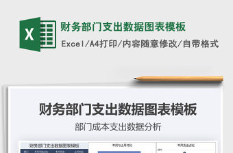2021年財務(wù)部門支出數(shù)據(jù)圖表模板