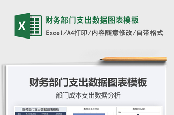 2021年財(cái)務(wù)部門(mén)支出數(shù)據(jù)圖表模板
