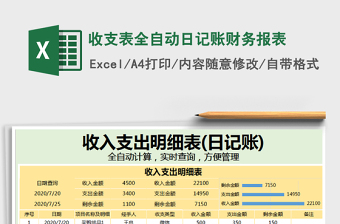 2021年收支表全自動(dòng)日記賬財(cái)務(wù)報(bào)表