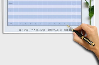 2022年收入記錄表免費(fèi)下載