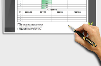 2022年月工作总结计划表（精美自动图示化）免费下载