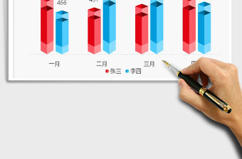 2021年紅藍立柱柱狀圖