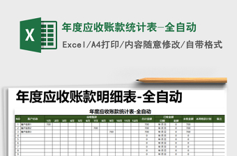 2021年年度應(yīng)收賬款統(tǒng)計(jì)表-全自動(dòng)