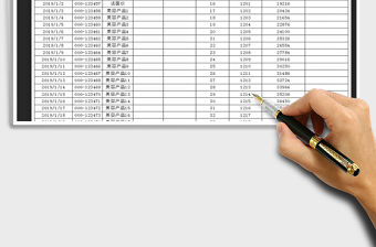 2021年產(chǎn)品銷售清單（多功能自動查詢）