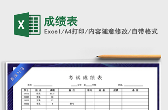 2022年成績表