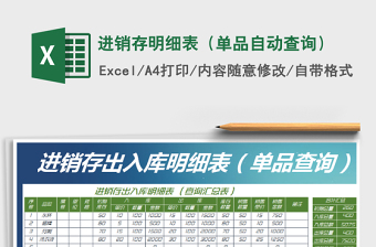 2021年進(jìn)銷存明細(xì)表（單品自動(dòng)查詢）