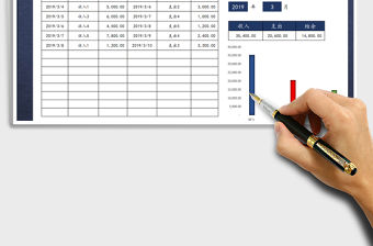 2021年財務管理系統-收支管理表免費下載