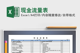 2022年現(xiàn)金流量表
